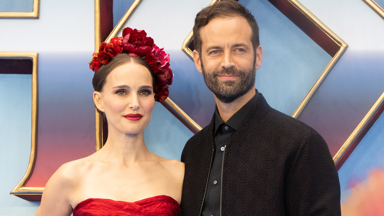 Natalie Portman and Benjamin Millepied in 2022