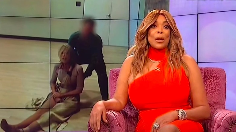 Wendy Williams on her show talking about Christie Brinkley's DWTS injury
