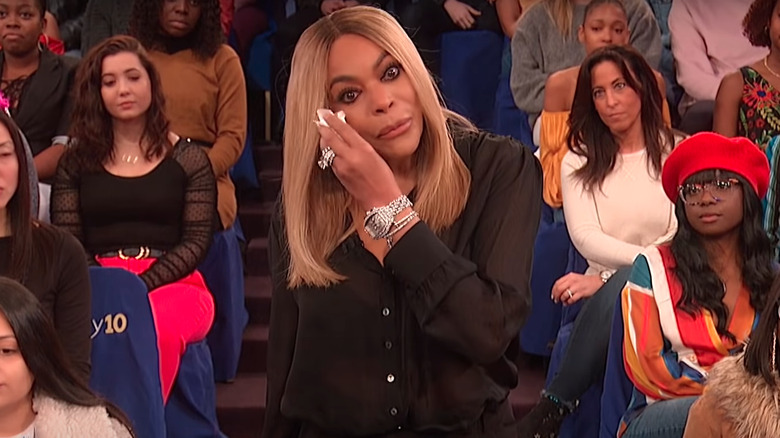 Wendy Williams making the revelation that she lives in a sober house