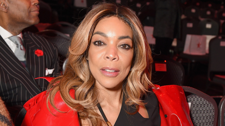 Wendy Williams wearing red