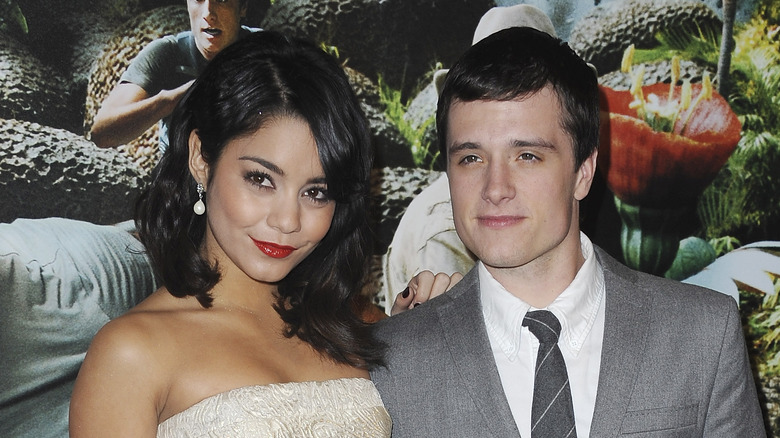 Vanessa Hudgens and Josh Hutcherson at the premiere of Journey 2