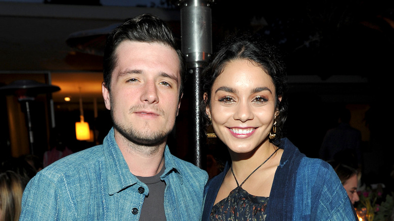 Josh Hutcherson, Vanessa Hudgens smiling