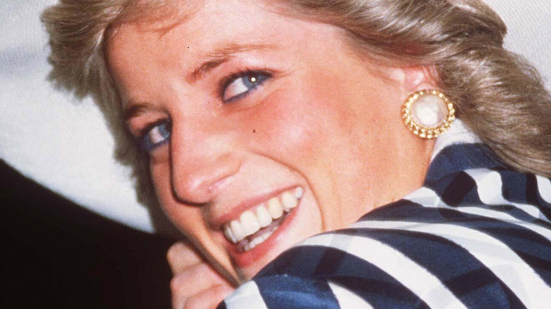 Princess Diana striped jacket