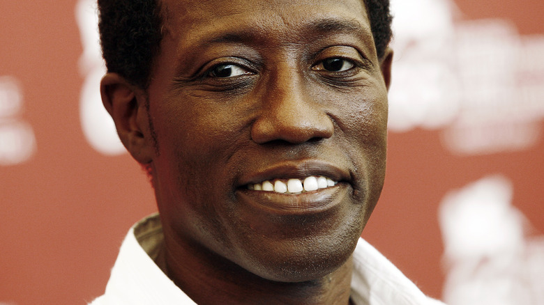 Wesley Snipes smiles