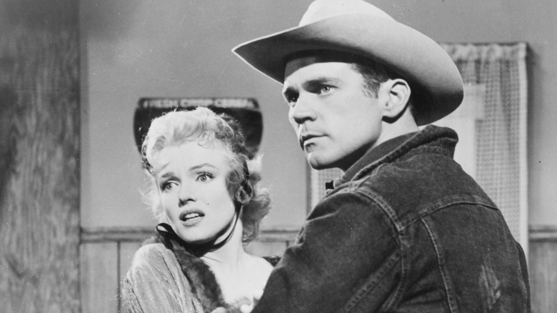 Marilyn Monroe and Don Murray in Bus Stop