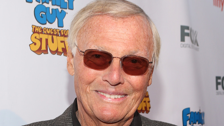Adam West smiling