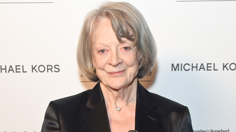 Maggie Smith smiling