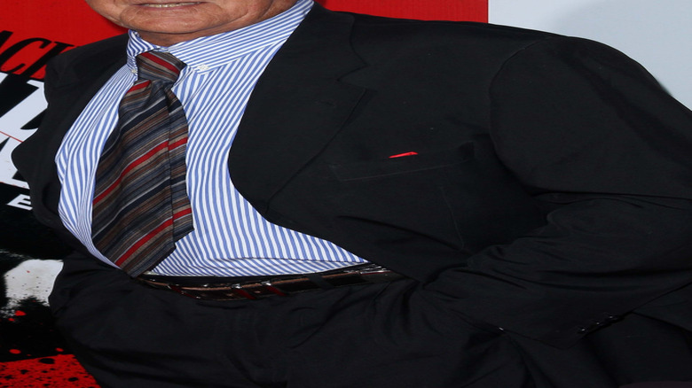 Robert Loggia posing