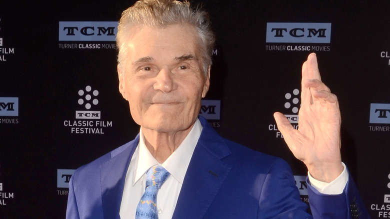 Fred Willard waving