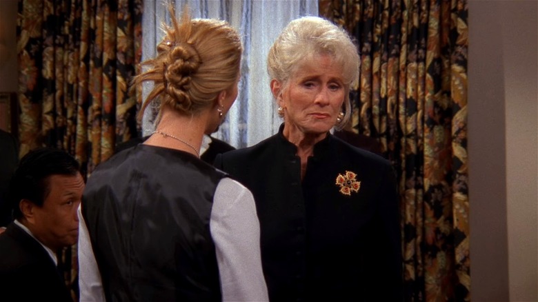 Gretchen Wyler as Mrs. Burkhart pouting