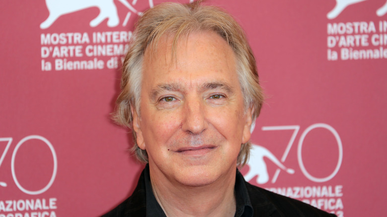 Alan Rickman at event