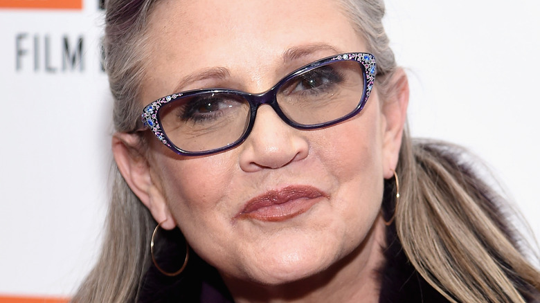 Carrie Fisher smiling