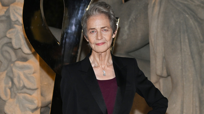 Charlotte Rampling poses in 2026