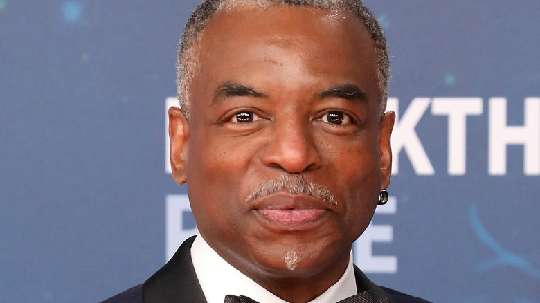 LeVar Burton staring