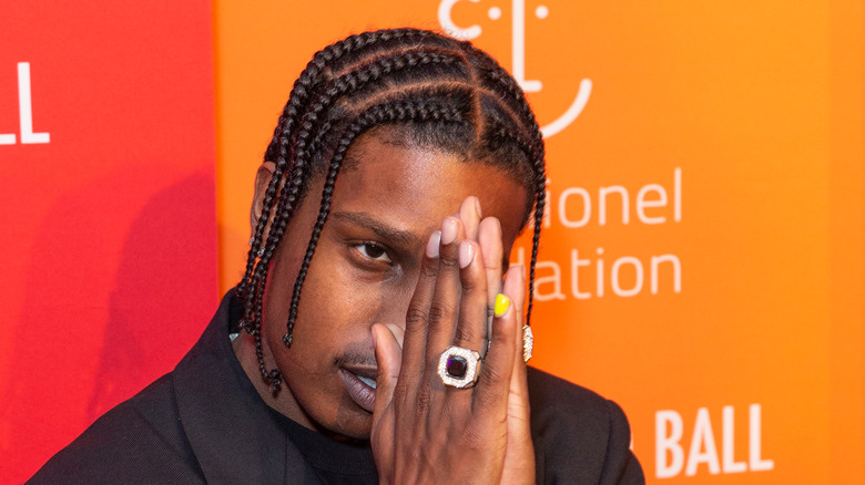 A$AP Rocky dreadlocks praying