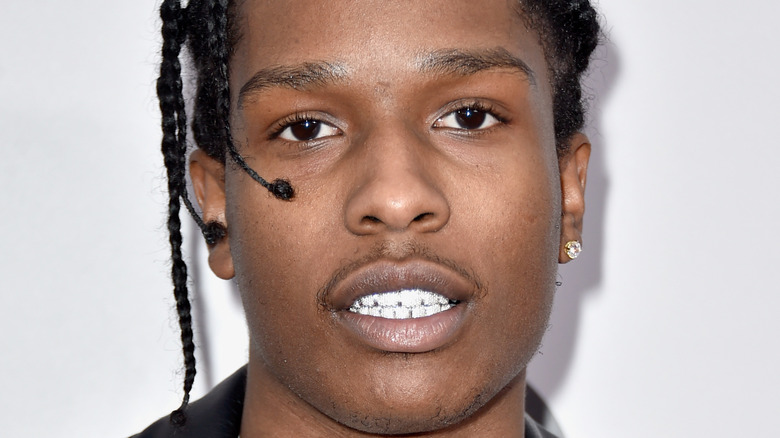 A$AP Rocky posing for photo