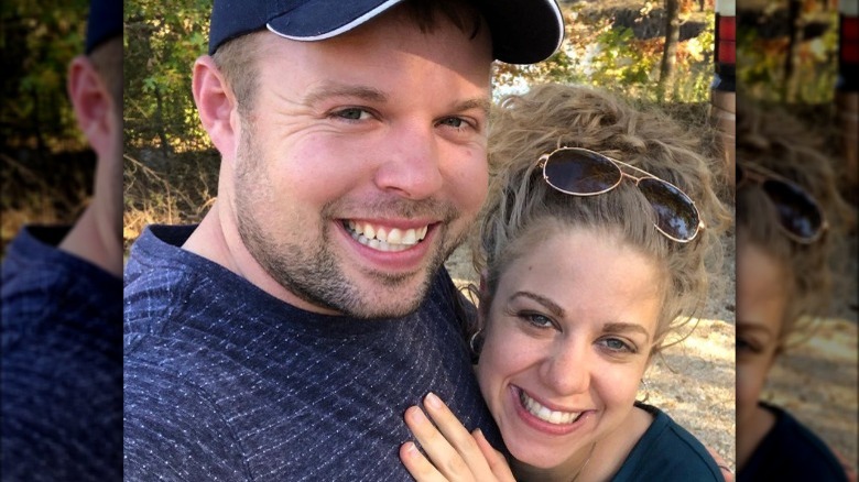 Abbie and John David Duggar smiling