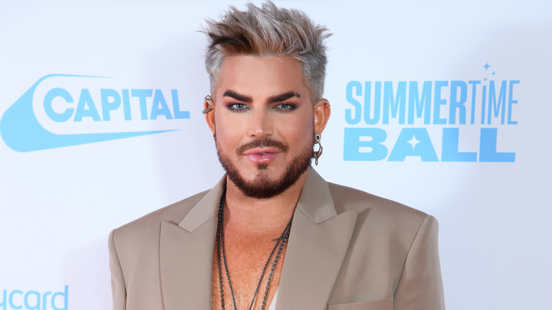 Adam Lambert silver hair