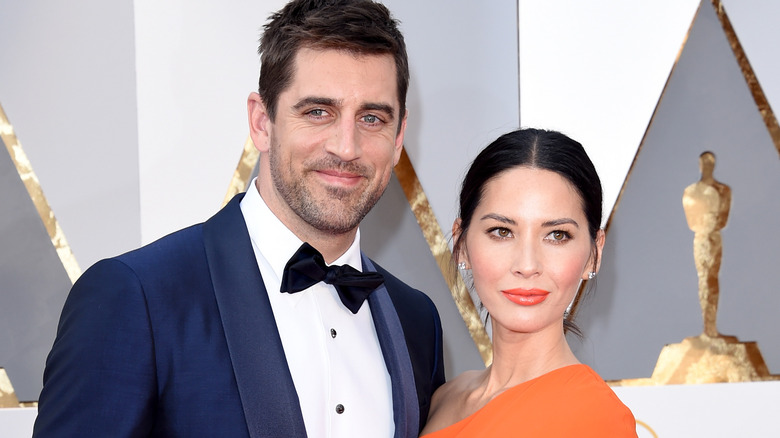 Aaron Rodgers, Olivia Munn Oscars event