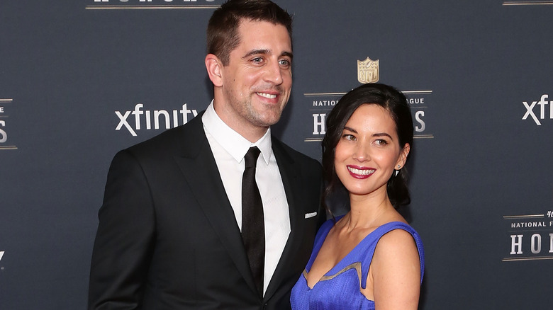 Aaron Rodgers, Olivia Munn red carpet