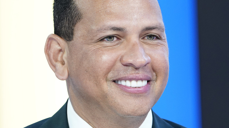 Alex Rodriguez smiling