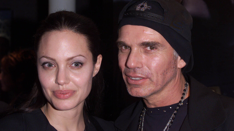 Angelina Jolie and Billy Bob Thornton posing together