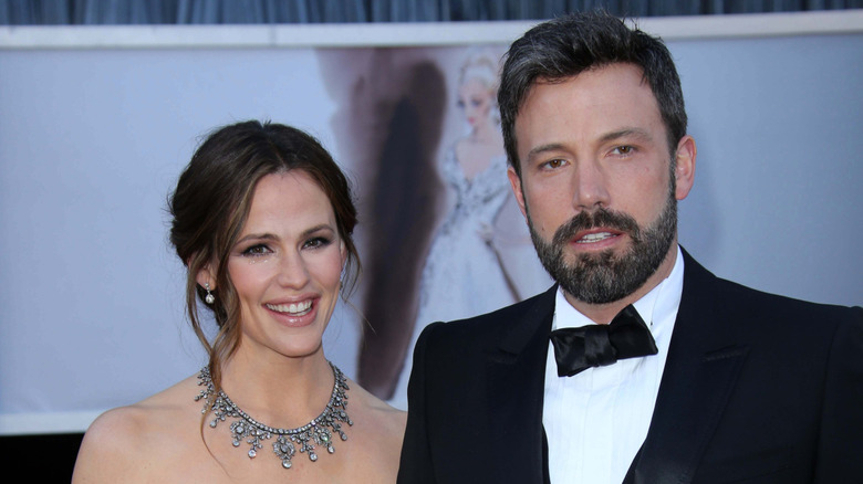 Jennifer Garner and Ben Affleck pose
