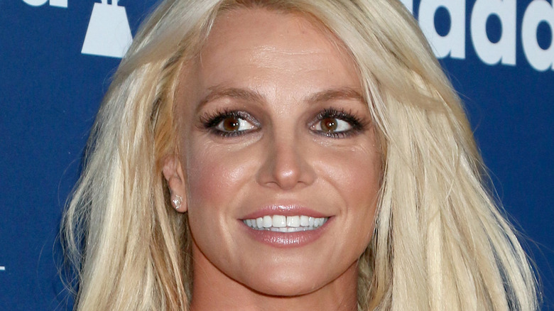 Britney Spears smiling 