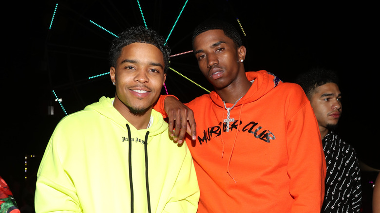 diddy's sons bright sweatshirts