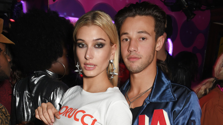Cameron Dallas and Hailey Bieber in 2017
