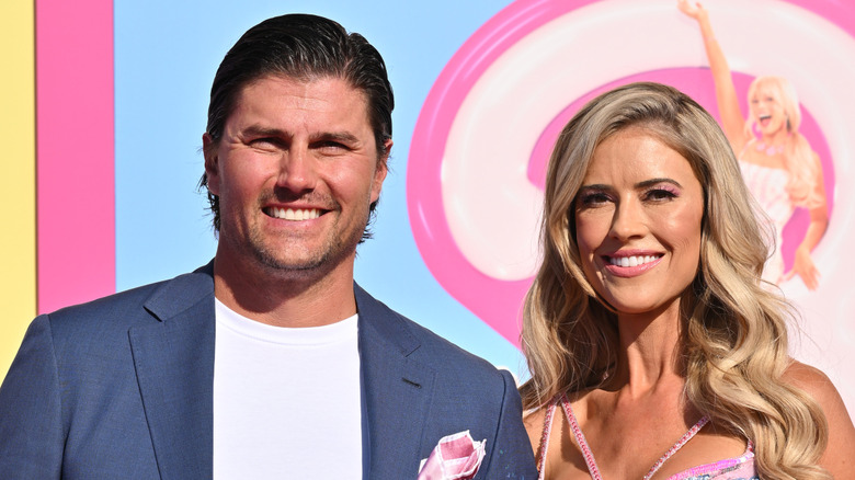 Joshua Hall and Christina Haack smiling