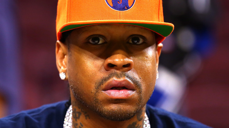 Allen Iverson staring