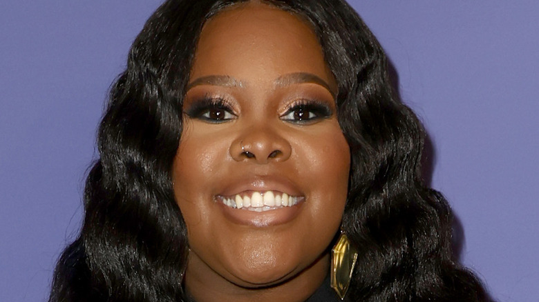 Amber Riley smiling