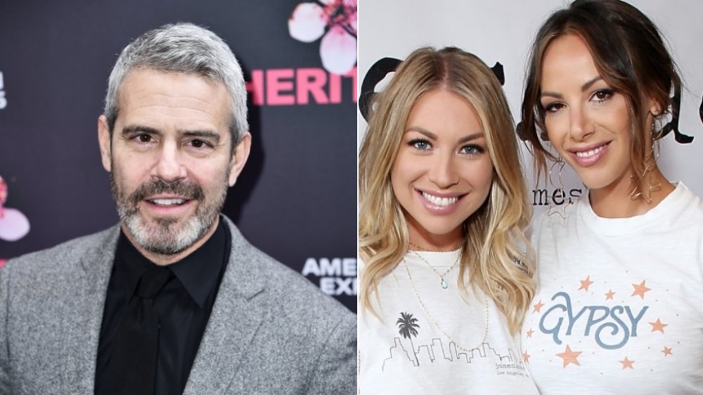 Andy Cohen, Stassi Schroeder, and Kristen Doute