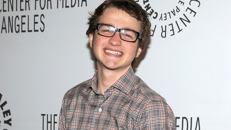 Angus T. Jones smiling