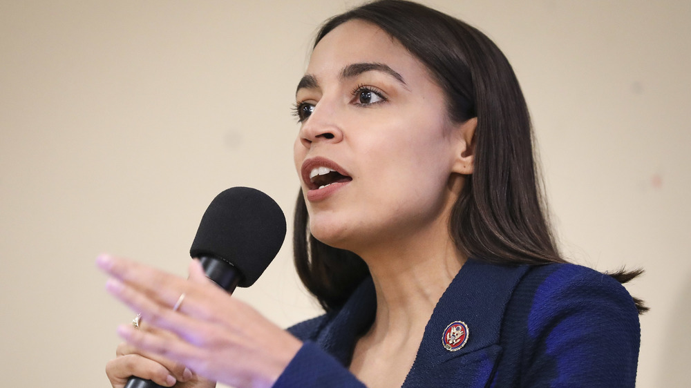 Alexandria Ocasio-Cortez smiling