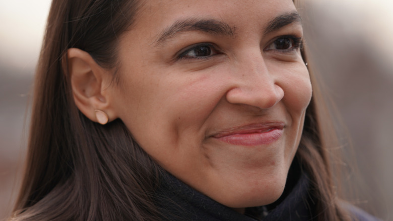 Alexandria Ocasio-Cortez smiling
