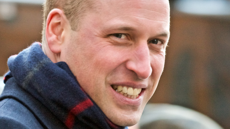 Prince William smiling