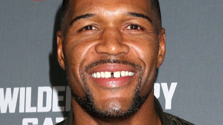 Michael Strahan smiling