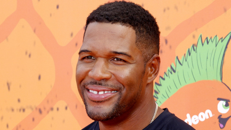 Michael Strahan smiling