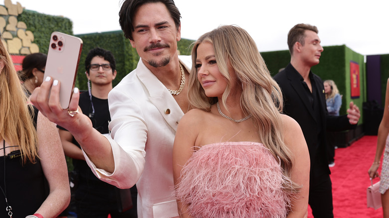 Tom Sandoval taking a selfie with Ariana Madix