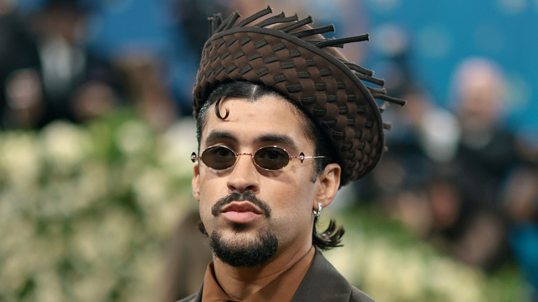 Bad Bunny poses at the 2025 Met Gala