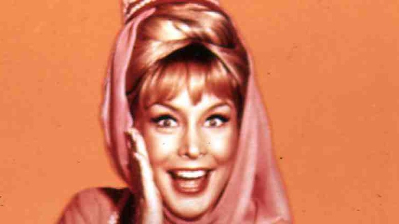 Barbara Eden in "I Dream of Jeannie" in the 1960s.
