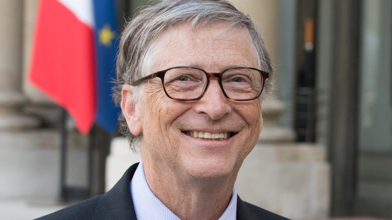 Bill Gates in Paris in 2018