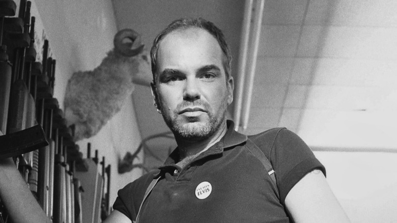 Billy Bob Thornton on the set of Floundering