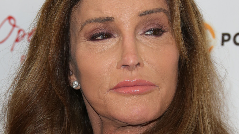 Caitlyn Jenner looking to the side