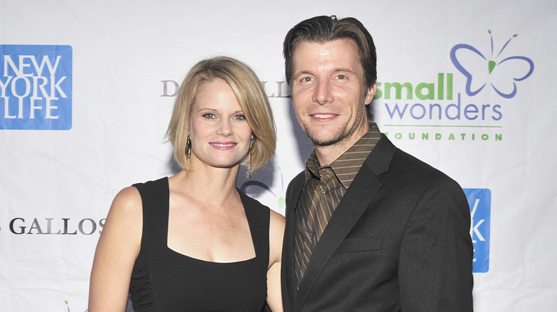 Joelle Carter with her ex-husband Andy Bates