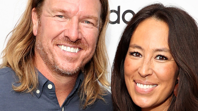 Chip and Joanna Gaines smile 