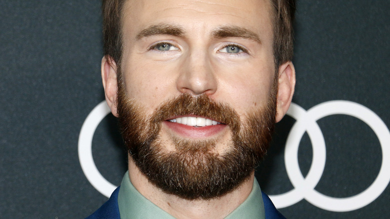 Chris Evans with beard