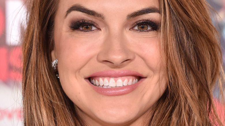 Chrishell Stause smiling